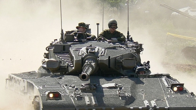 Israel’s  Merkava main battle tank.