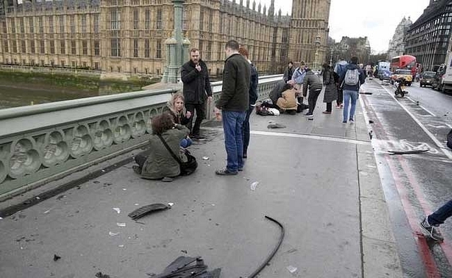 The aftermath of the UK terror attack. 