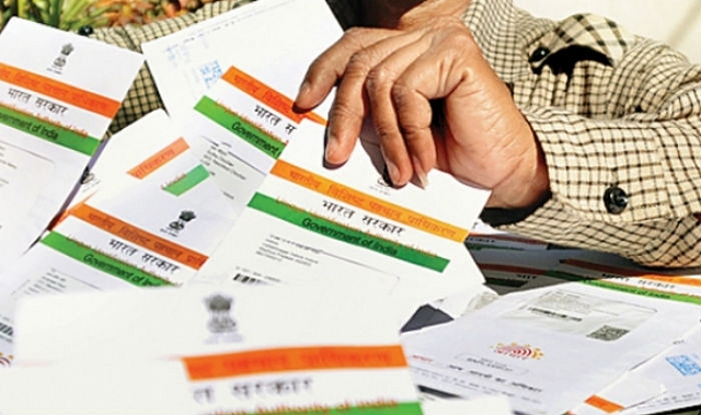 Aadhaar card&nbsp;