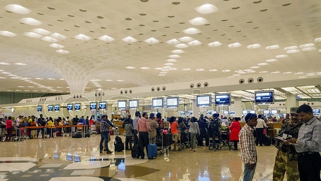 Passengers at Mumbai International Airport