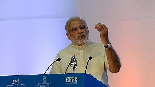 Prime Minister Narendra Modi speaking at an event. (GettyImages)