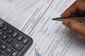 A taxpayer files income tax returns.