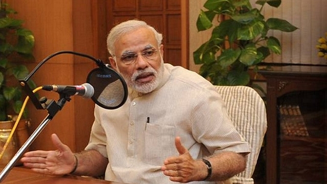 Prime Minister Narendra Modi in ‘Mann Ki Baat’ programme. (Representative image sourced from Twitter) &nbsp;