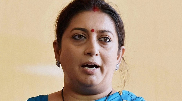 BJP leader Smriti Irani.