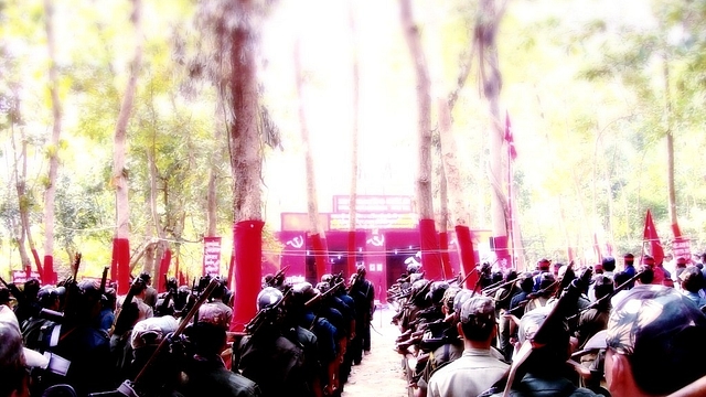 A Maoist rally (Wikimedia Commons)&nbsp;