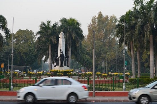 
Delhi’s iconic Teen Murti Chowk

