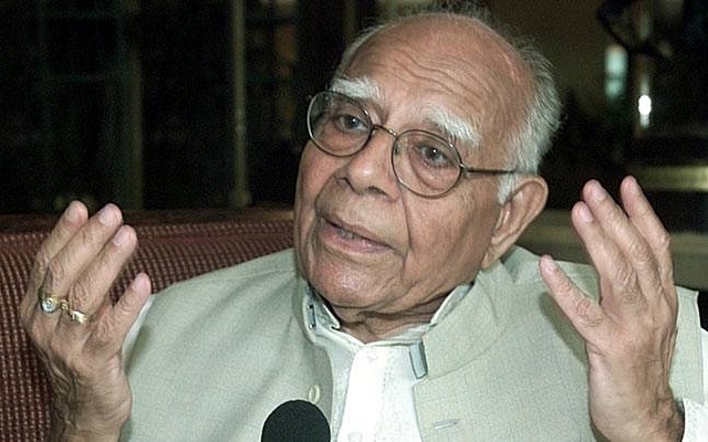 Lawyer and Rajya Sabha member Ram Jethmalani

