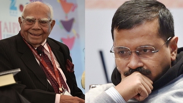 Ram Jethmalani and Arvind Kejriwal