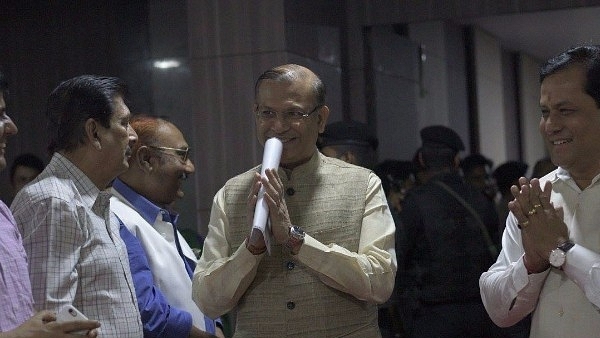 Jayant Sinha delivered the fourth Professor Sarat Mahanta Memorial Lecture in Guwahati. (Royal Global University/Facebook)