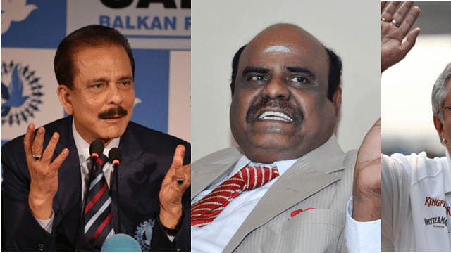 Subrata Roy, K S Karnan and Vijay Mallya