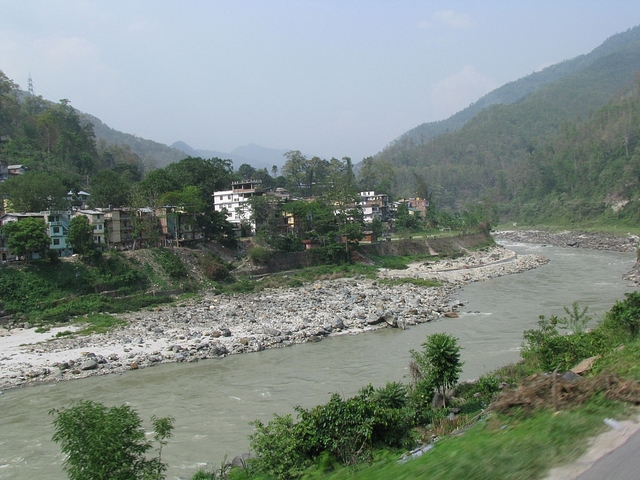 The Teesta river