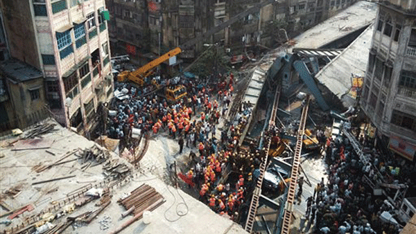 Kolkata flyover collapse (ANI/Twitter)