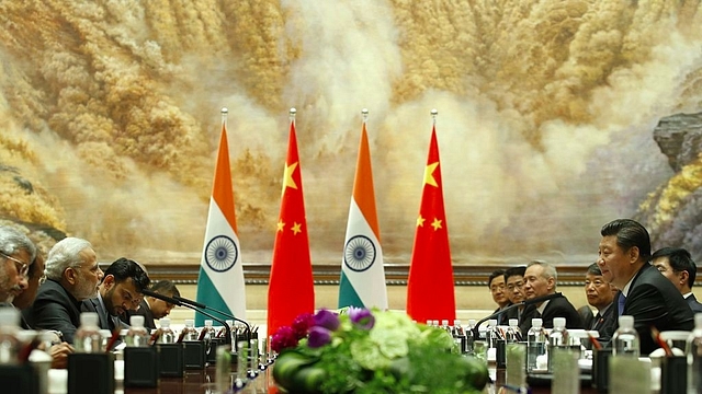 Narendra Modi and Xi Jingping&nbsp;