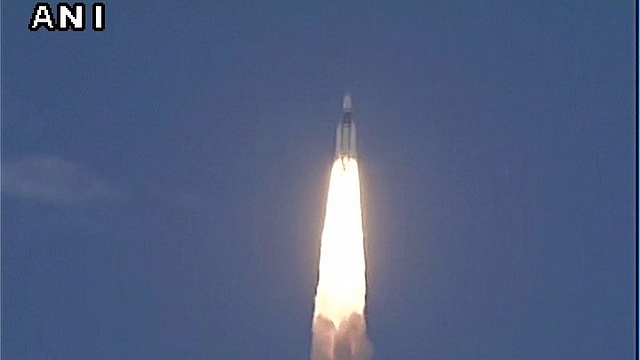 GSLV Mark III launch (Photo credit: ANI)