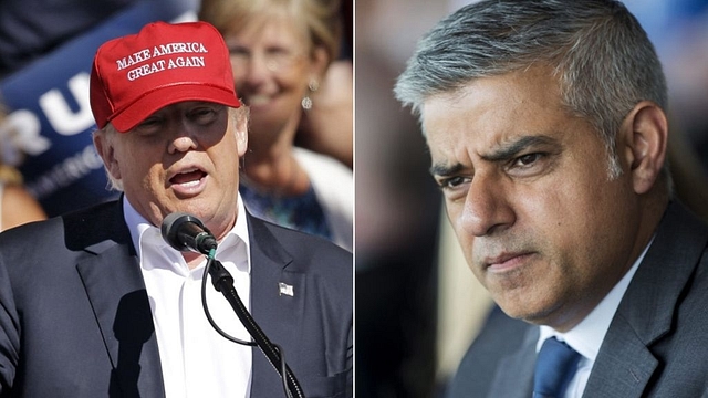 Donald Trump and Sadiq Khan