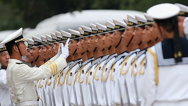 Chinese navy (Feng Li/Getty Images)&nbsp;