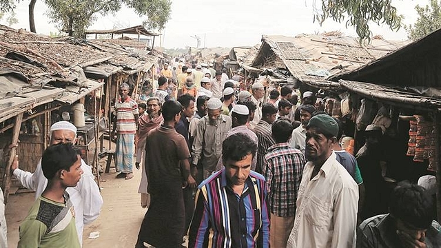 

Rohingya Muslims living illegally in Jammu.