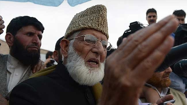 
Separatist leader Syed Ali Shah Geelani. 

