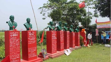 Busts of top communist leaders get a fresh new look.