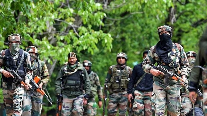 Indian Army in Nowgam sector of Jammu and Kashmir.  