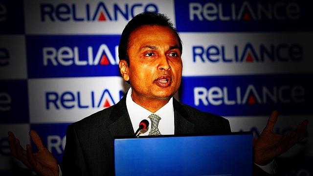 

Anil Ambani addresses a press conference in Mumbai. Photo credit: SAJJAD HUSSAIN/AFP/GettyImages