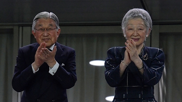 Japan’s Emperor Akihito and Empress Michiko  (Koki Nagahama/Getty Images)