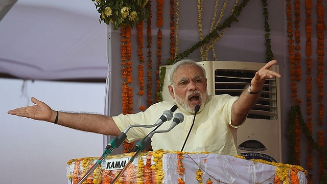 Prime Minister Narendra Modi speaking at an event. (GettyImages)