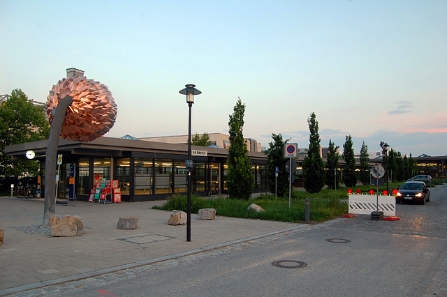 

Unterföhring S-Bahn station where the attack took place