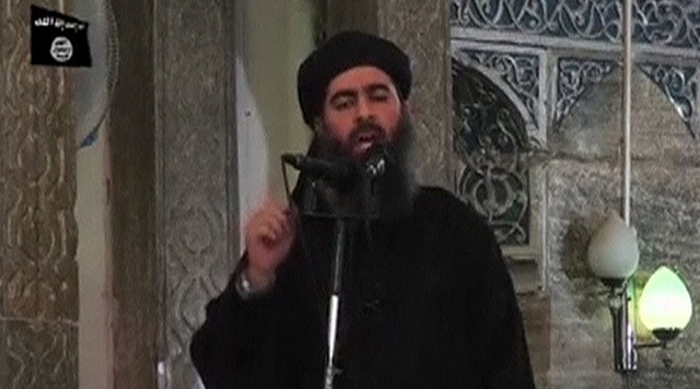 
 Leader of the  Islamic State Abu Bakr al-Baghdadi

