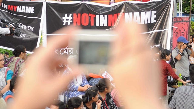 Not in my name gathering (Samir Jana/Hindustan Times via Getty Images)