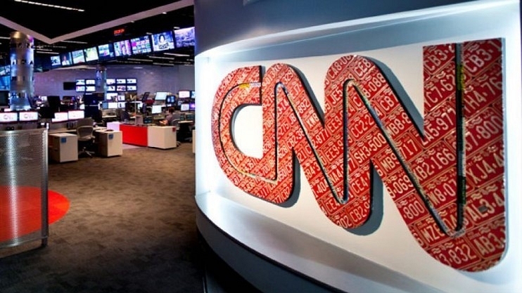 
CNN International‘s news room. 