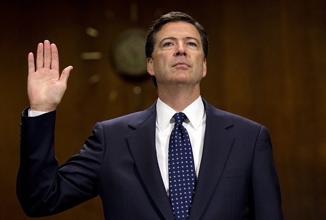 
Former Federal Bureau of Investigation chief James Comey. 

