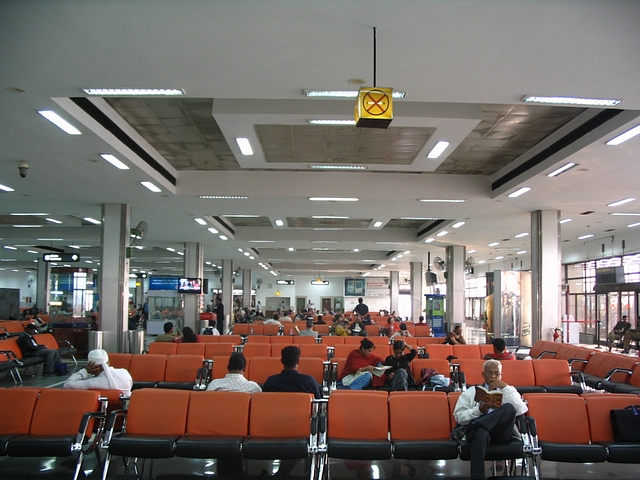 Departure terminal at the Delhi airport. (Wikimedia Commons)