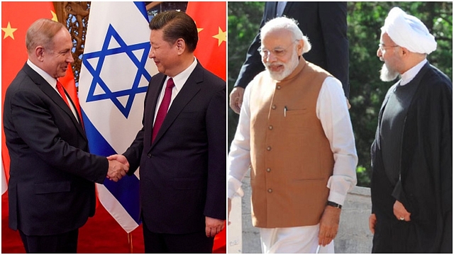 Netanyahu with Xi, Modi with Rouhani