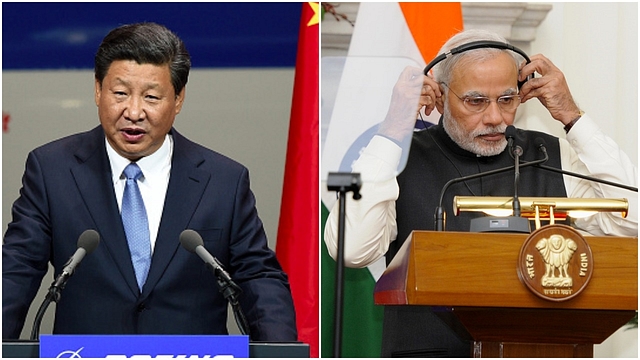 Xi Jingping and Narendra Modi&nbsp;