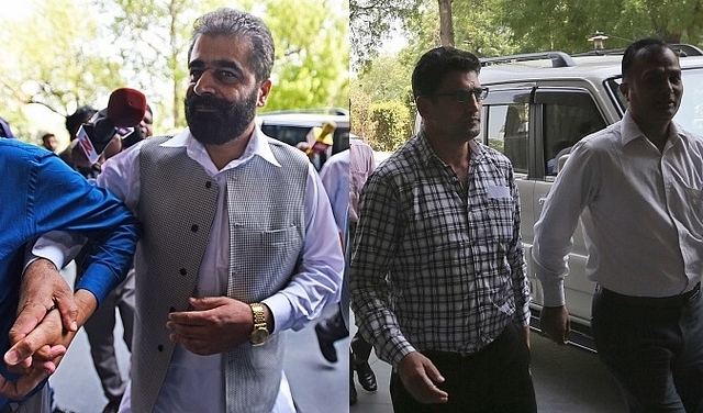 
Kashmiri separatist leader Nayeem Khan, left,  and 
Bitta Karate, right.