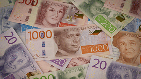 Swedish krona bank notes (The Central Bank of Sweden, Riksbanken/Wikimedia Commons)