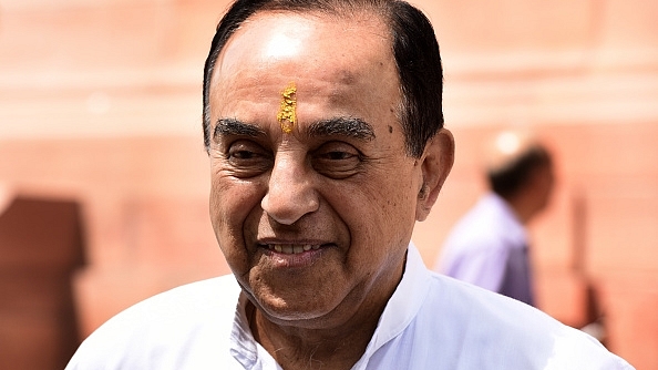 BJP Rajya Sabha MP Subramanian Swamy  in New Delhi. (Sonu Mehta/Hindustan Times via Getty Images)