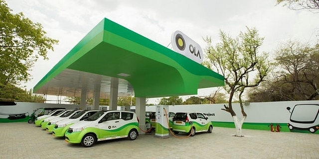 

Ola’s charging station