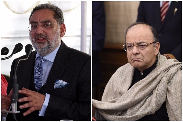 Haseeb Drabu and Arun Jaitley