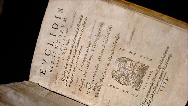 Euclid’s <i>Elements</i>, 1573 edition (Hector Zenil/Wikimedia Commons)