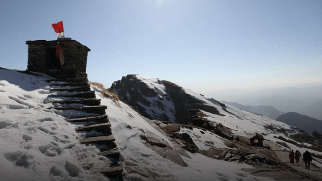 Tungnath temple remains inaccessible during the winter. (Raj)