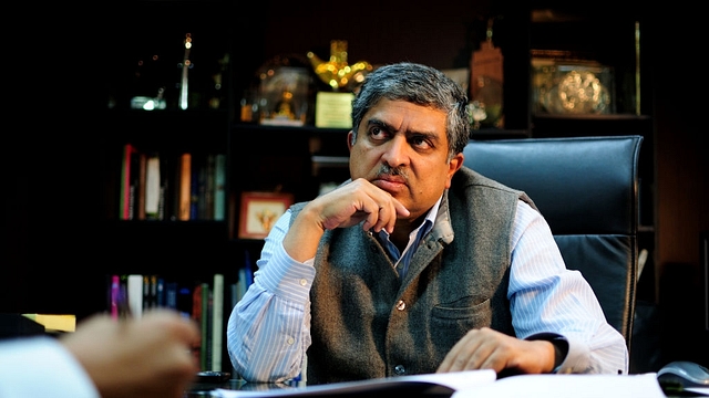 Nandan Nilekani photographed during an interview at his office in New Delhi. (Pradeep Gaur/Mint via Getty Images)