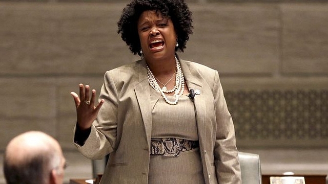 Maria Chappelle-Nadal speaks on the Senate floor on Wednesday.