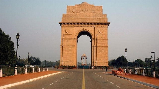 India Gate at the heart of Delhi