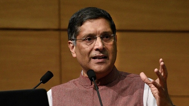 Chief Economic Adviser Arvind Subramanian addressing a press conference on Economic Survey 2016-17 (II) in New Delhi. (Mohd Zakir/Hindustan Times via Getty Images)