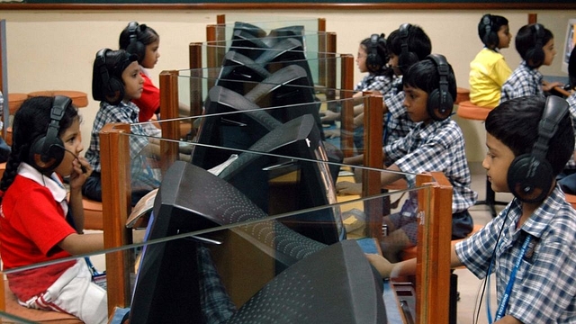 Education - School Students - Gundecha Education Academy, Computar Lab. (Prasad Gori/Hindustan Times via Getty Images)&nbsp;