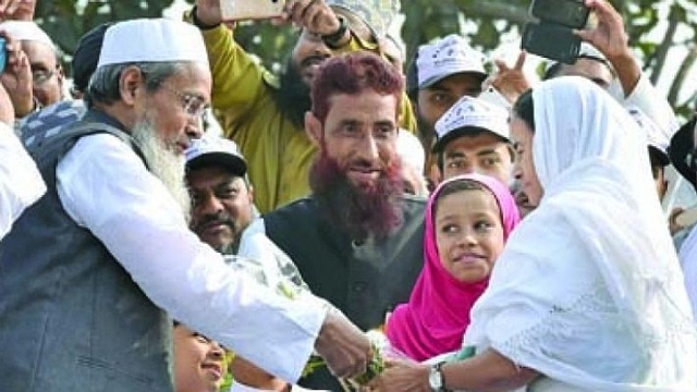 
Siddiqullah Chowdhury, general secretary, Jamiat Ulema-e-Hind with West Bengal Chief Minister Mamata Banerjee

