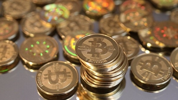  A pile of bitcoins (George Frey/Getty Images)