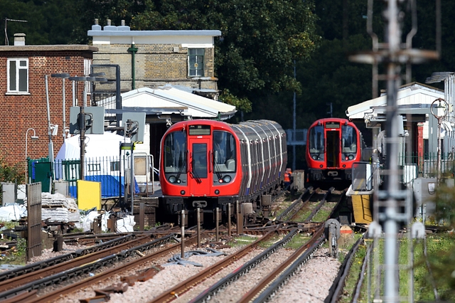 Forensic experts investigating the train after the attacks (Jack Taylor/Getty Images)